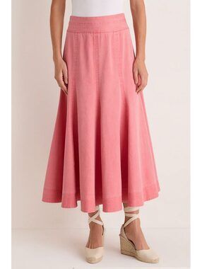 Tuckernuck x Murray's Nantucket Red Midi Skirt Size 0